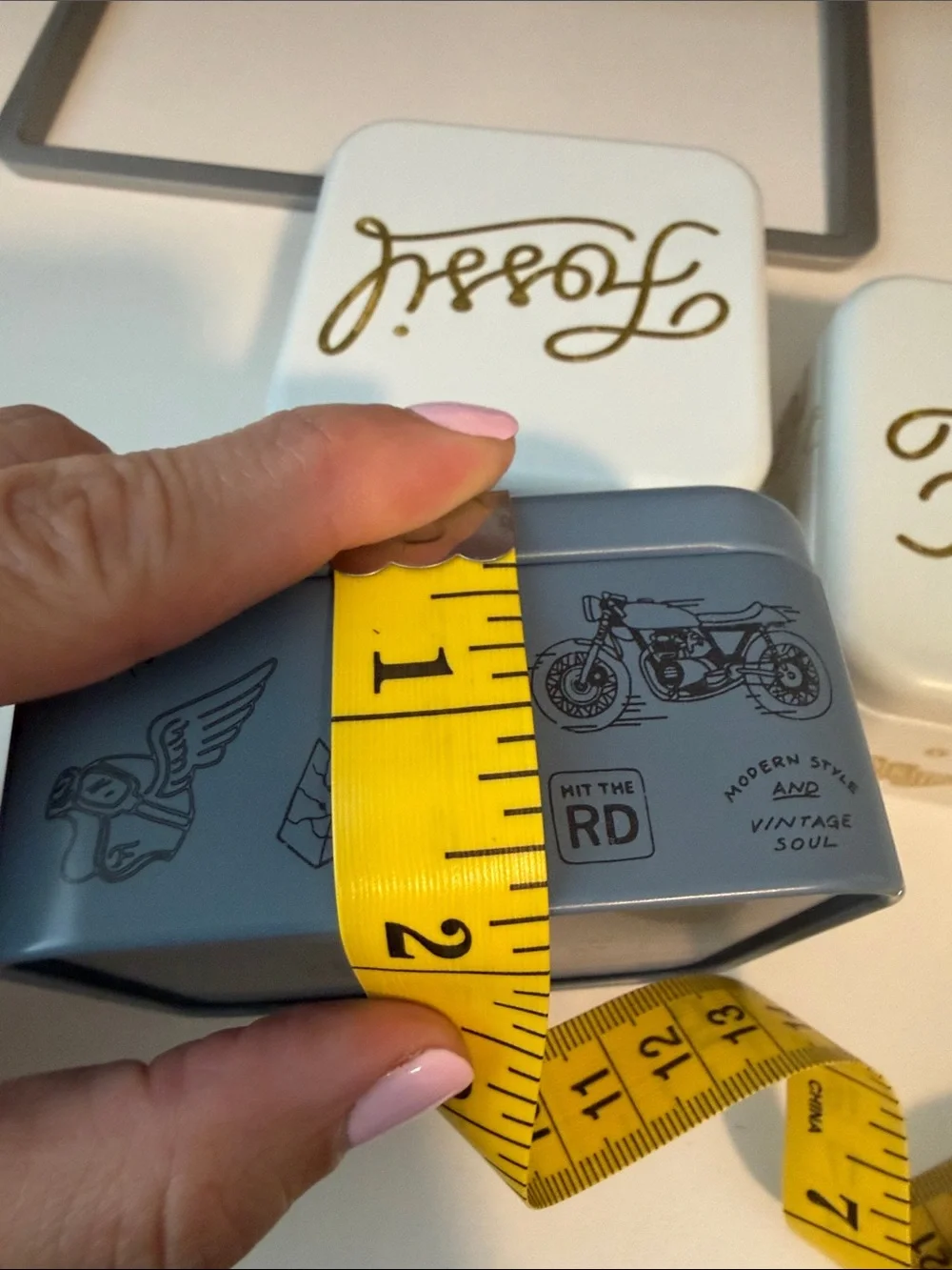 Fossil Trinket Tins ( 3 tins)